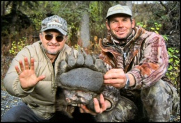 Sal's Huge Brown Bear Paw with Guide Tony Zellers