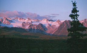 Dave Haeg's Alaska Lodge sunset